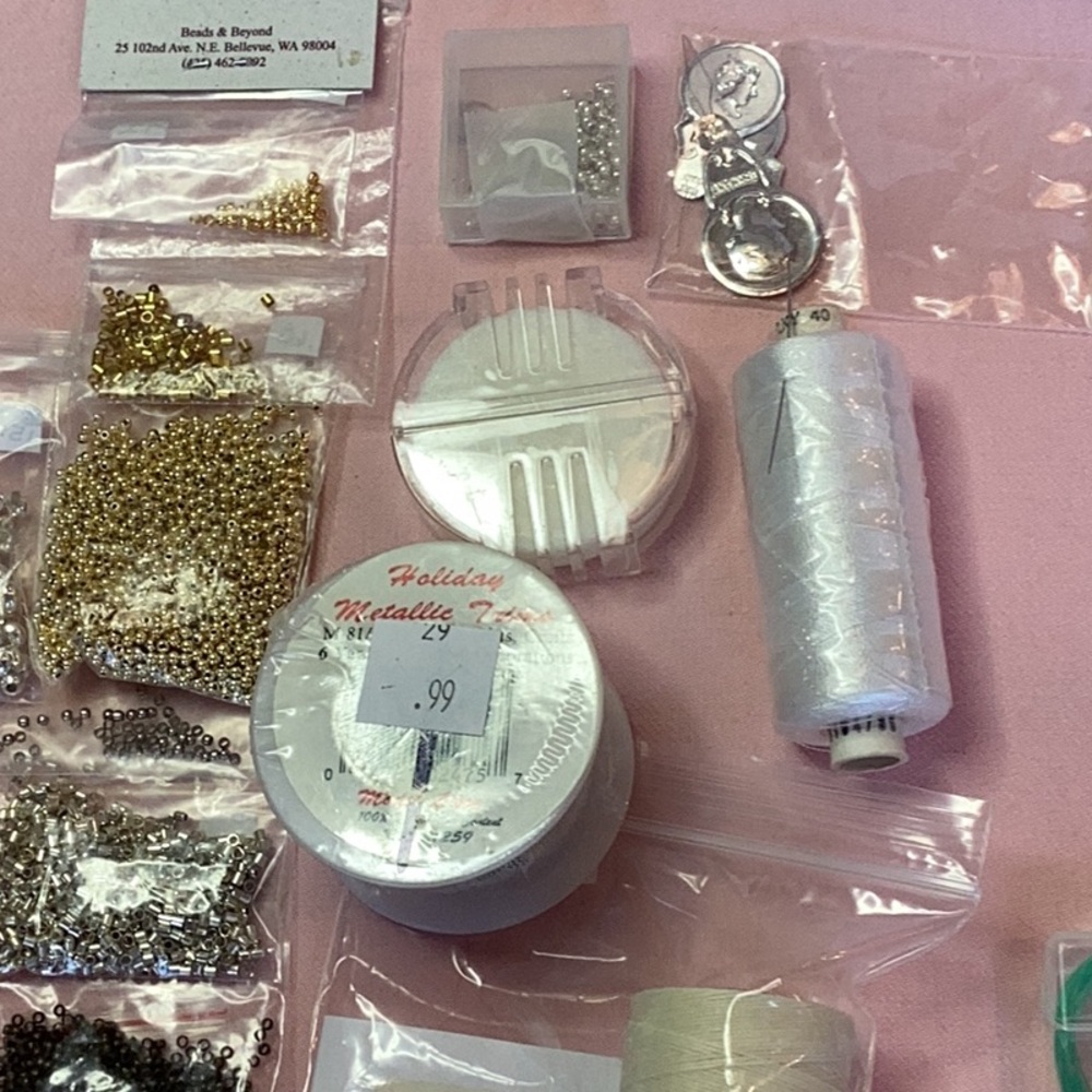 Lot #82 Jewelry Making Spacers, ER Hooks, Crimps & Covers + More - Picture 6 of 9